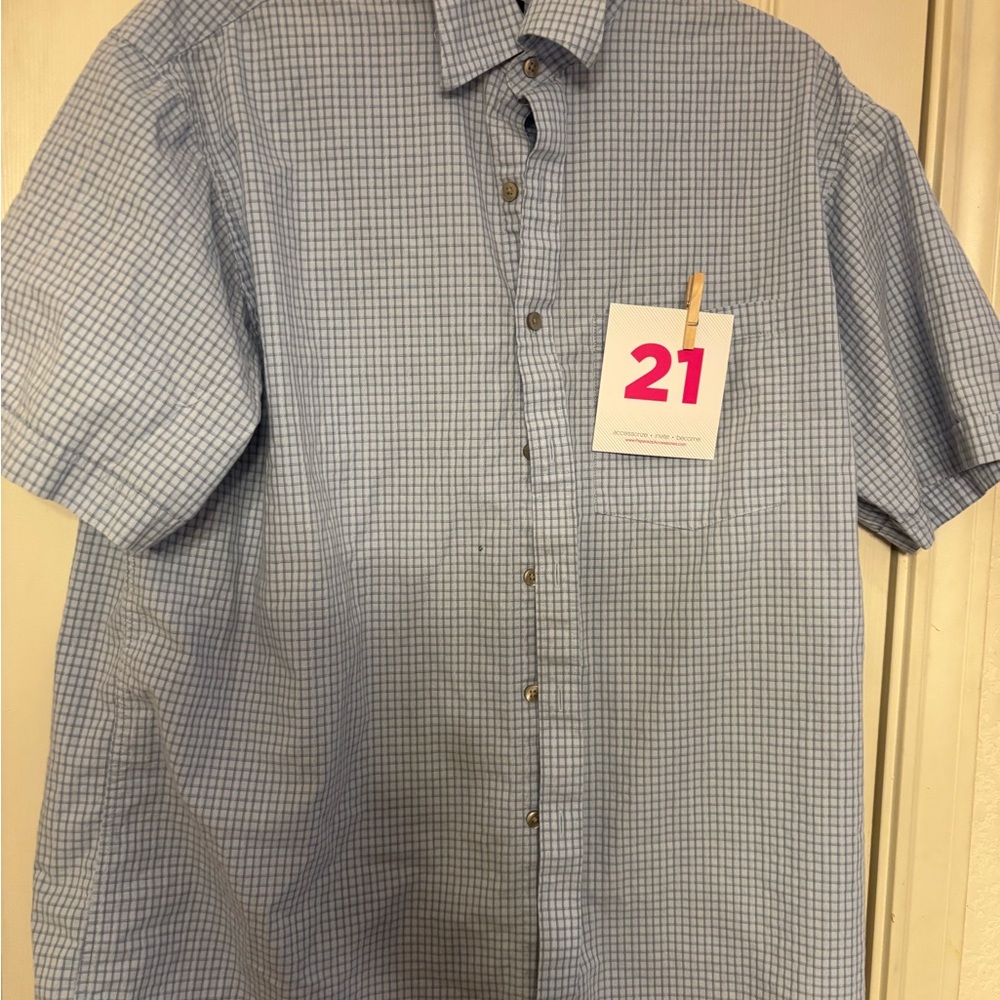Van Heusen Blue Casual Button Down Shirt